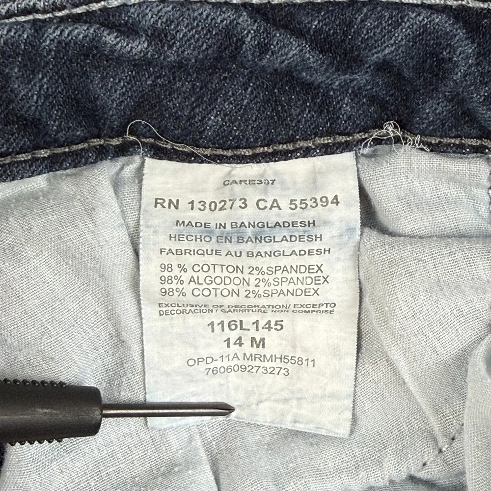 Lee Riders Silver‎ Edition Womens Bermuda Shorts Size 14M (31x10 fit) Distressed